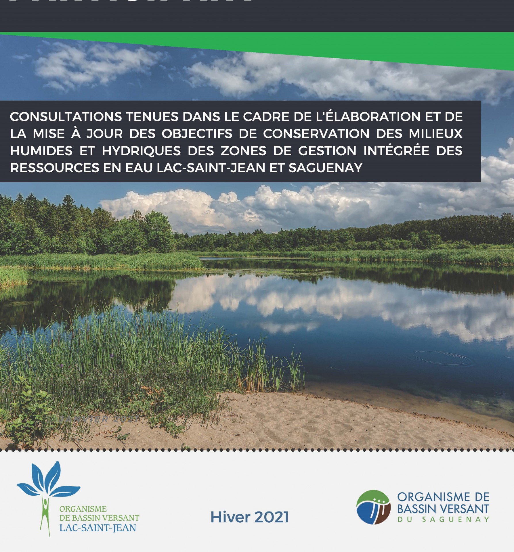 Organismes de bassin versant régionaux : Consulter pour des objectifs ...
